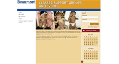 Desktop Screenshot of classes.beaumont.edu